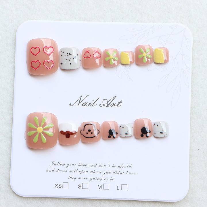 Artistic Themed Press-On Nail Collection Kalsten