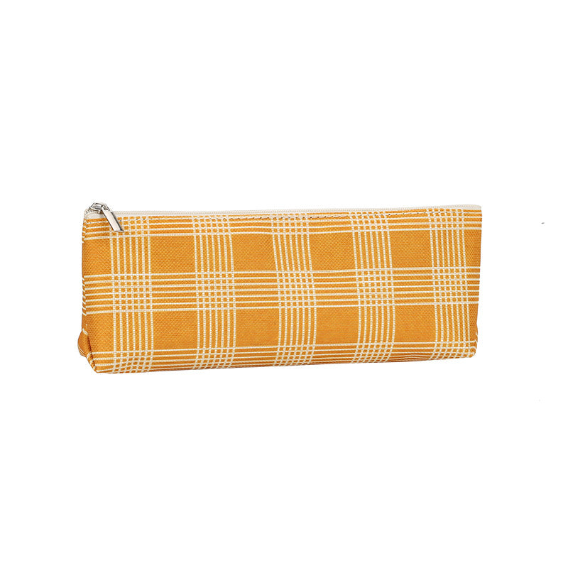 Stylish Plaid Pencil Case
