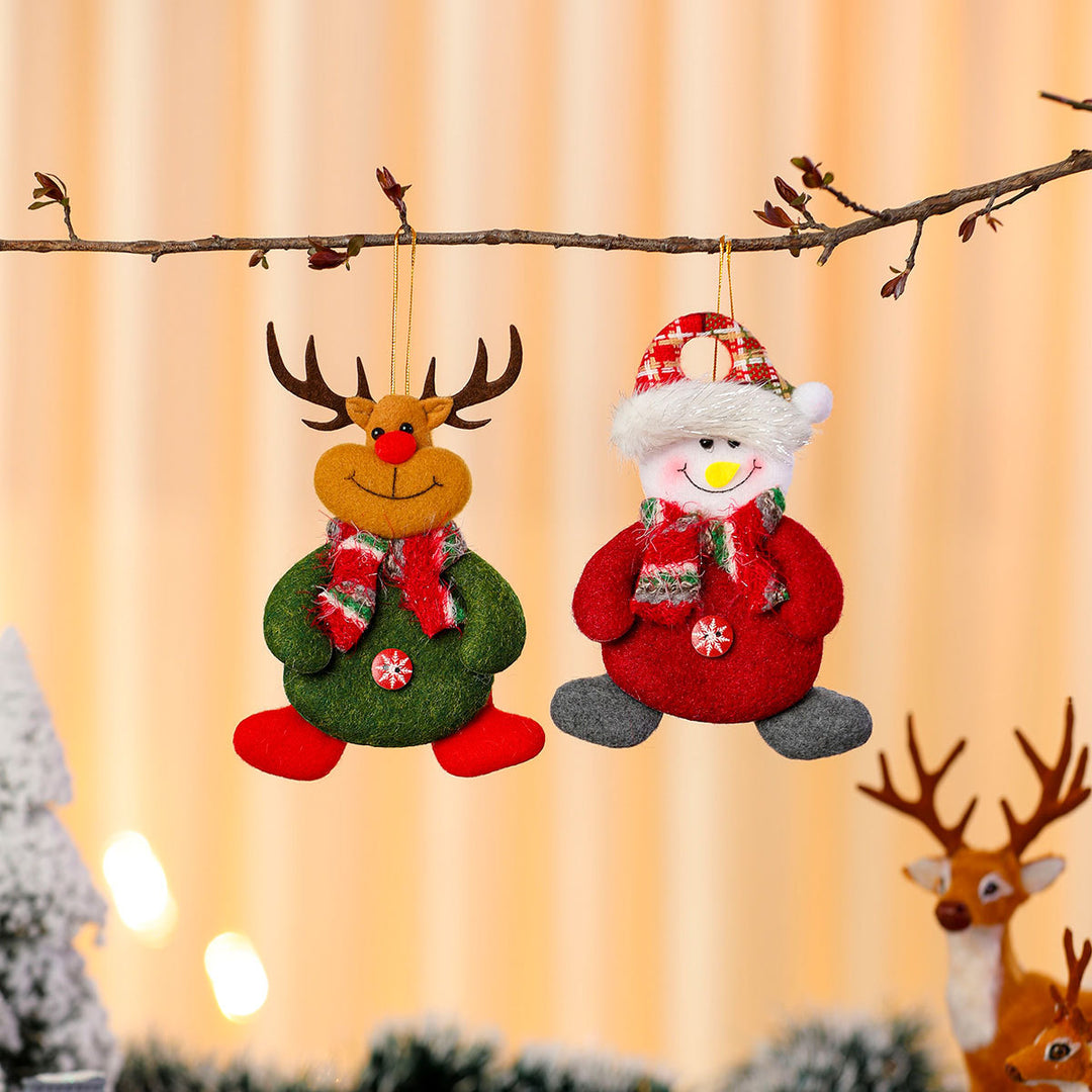 Decorative Plush Snowman Ornament Kalsten
