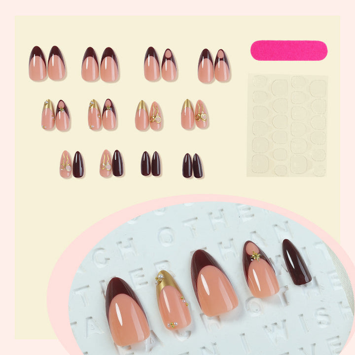 Premium Press-On Nail Set with Glamorous Articulated Designs Kalsten