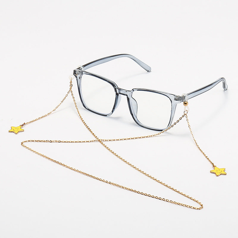 Decorative Eyewear with Star Charm Chain Kalsten