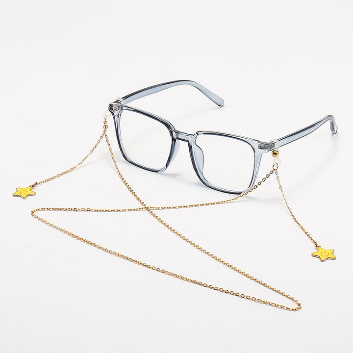 Decorative Eyewear with Star Charm Chain Kalsten