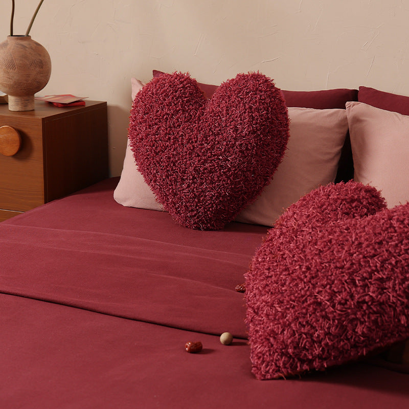Heart-shaped plush cuddle pillow Kalsten