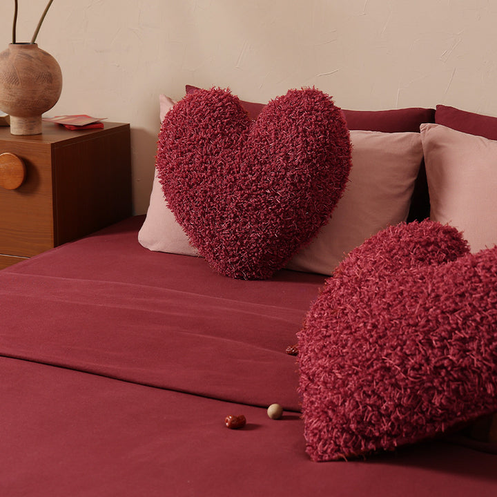 Heart-shaped plush cuddle pillow Kalsten