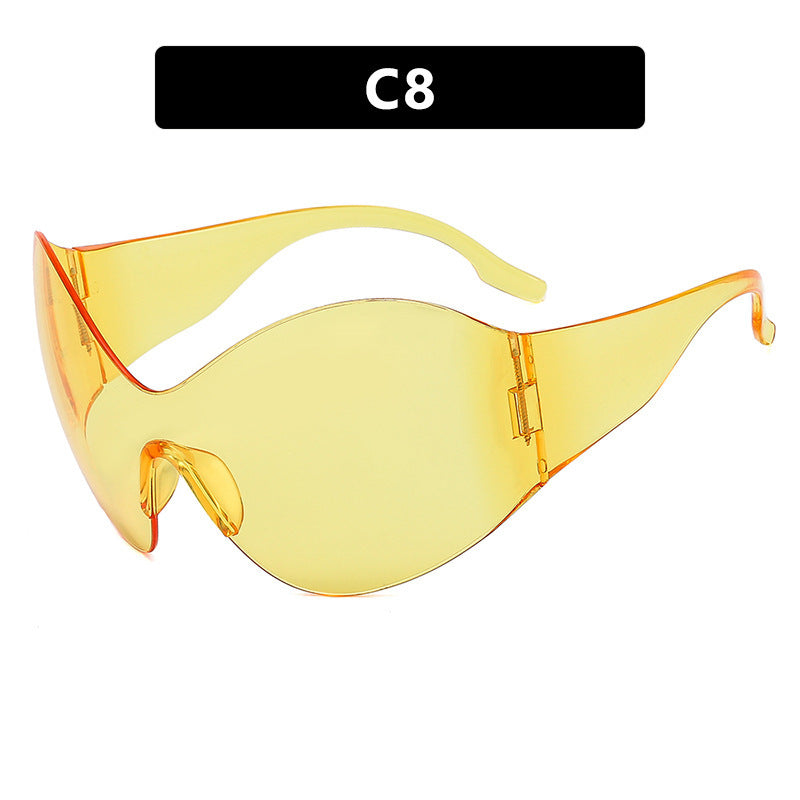 Women's visor-style sunglasses with innovative protection design Kalsten