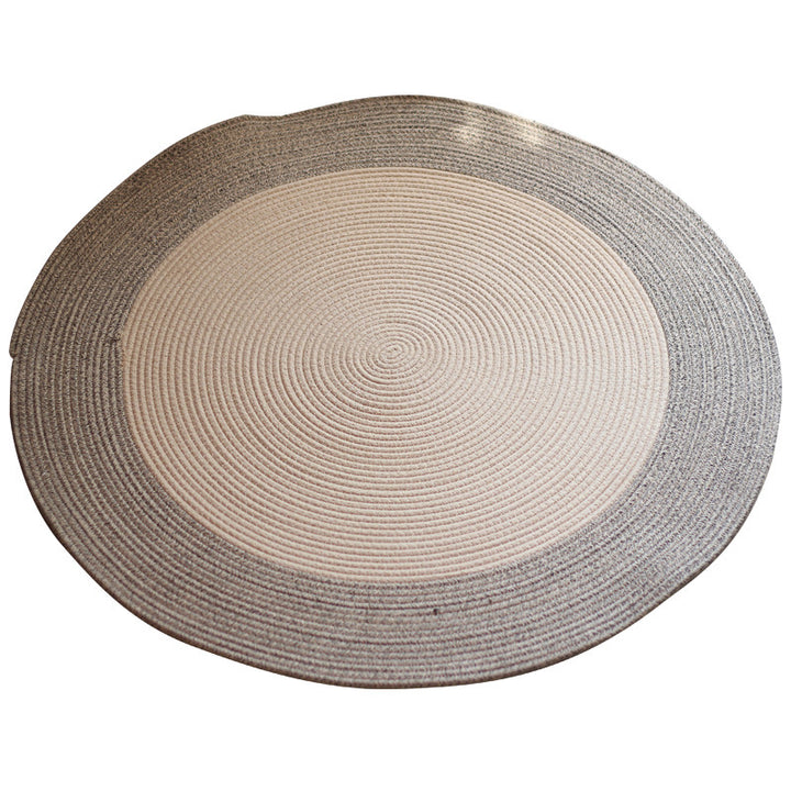 Round woven rug Kalsten