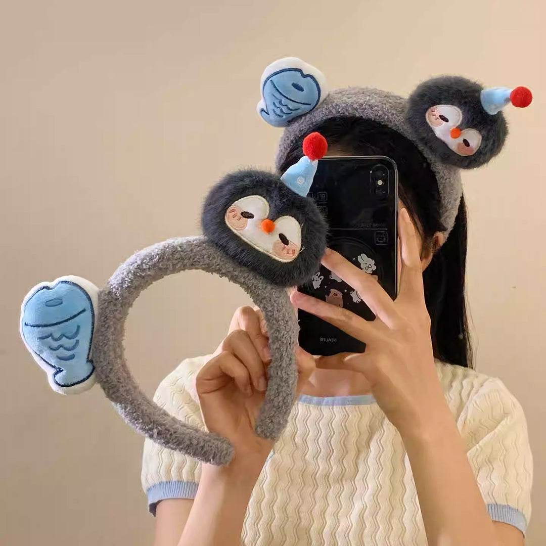 Plush Animal-Themed Hair Band Kalsten