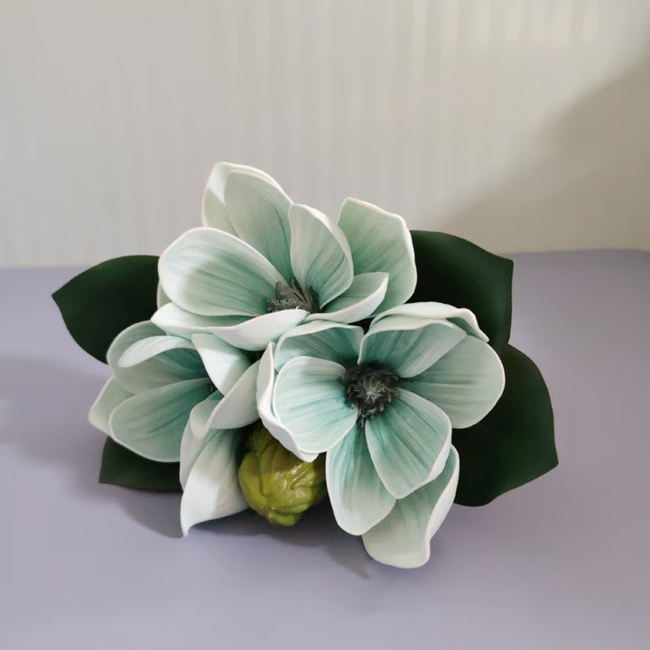 Artificial Magnolia Flower Bouquet