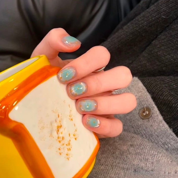 Artistic Fruit-Themed Press-On Nail Set Kalsten