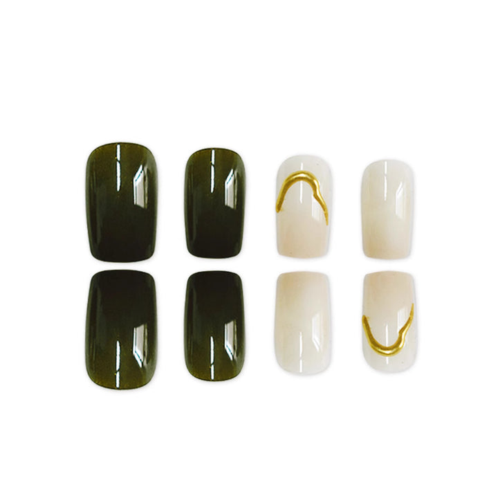 Artistic Press-On Nail Design Kalsten
