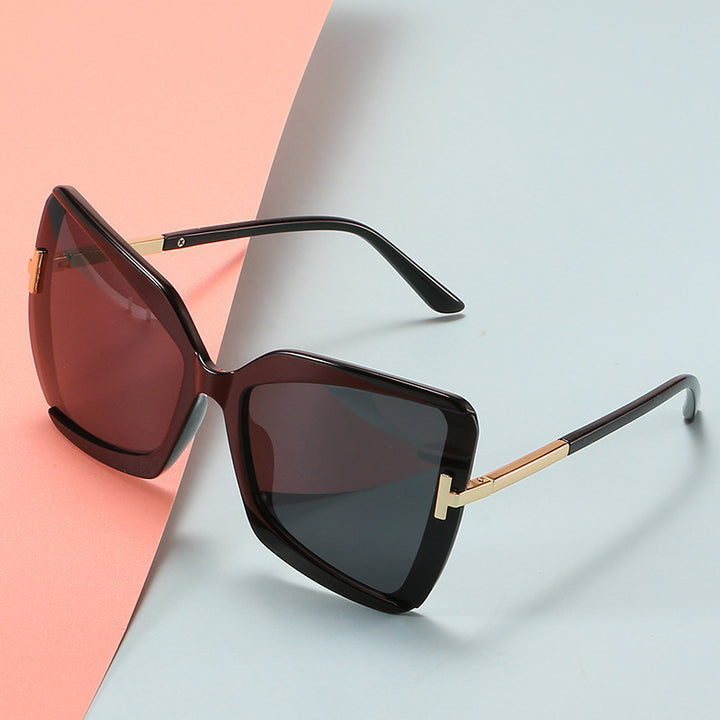 Luxurious Oversized Shield Sunglasses Kalsten