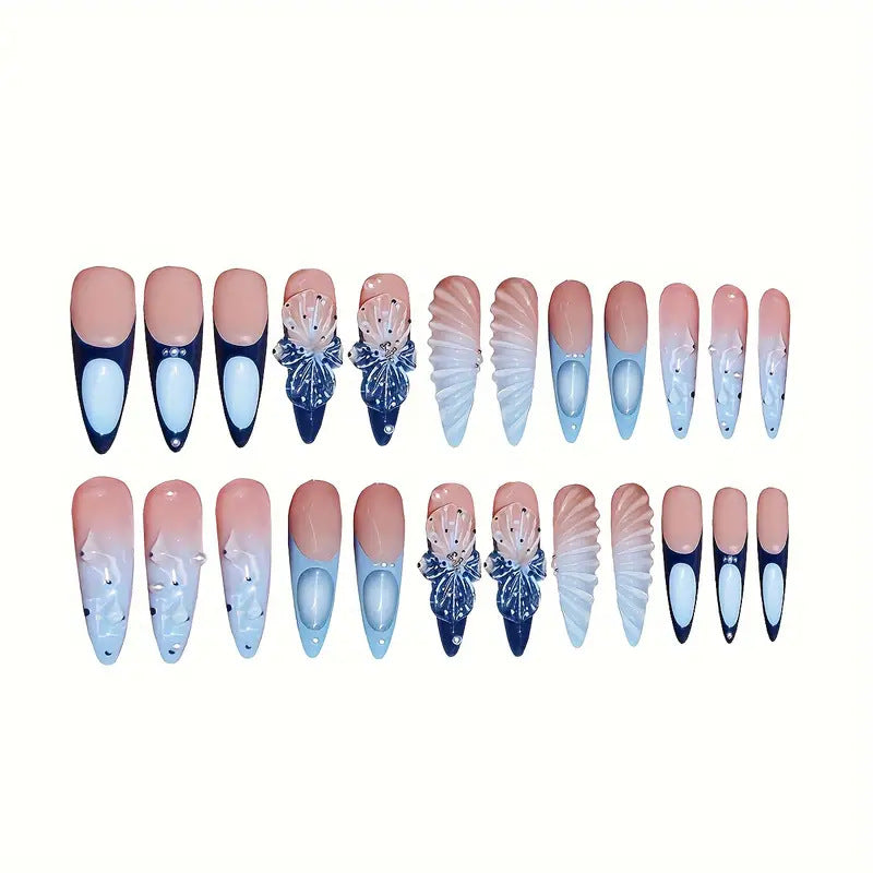 Artistic Butterfly-Inspired Press-On Nails Kalsten