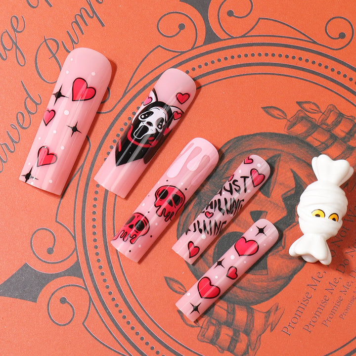 Artistic Patterned Press-On Nails Kalsten