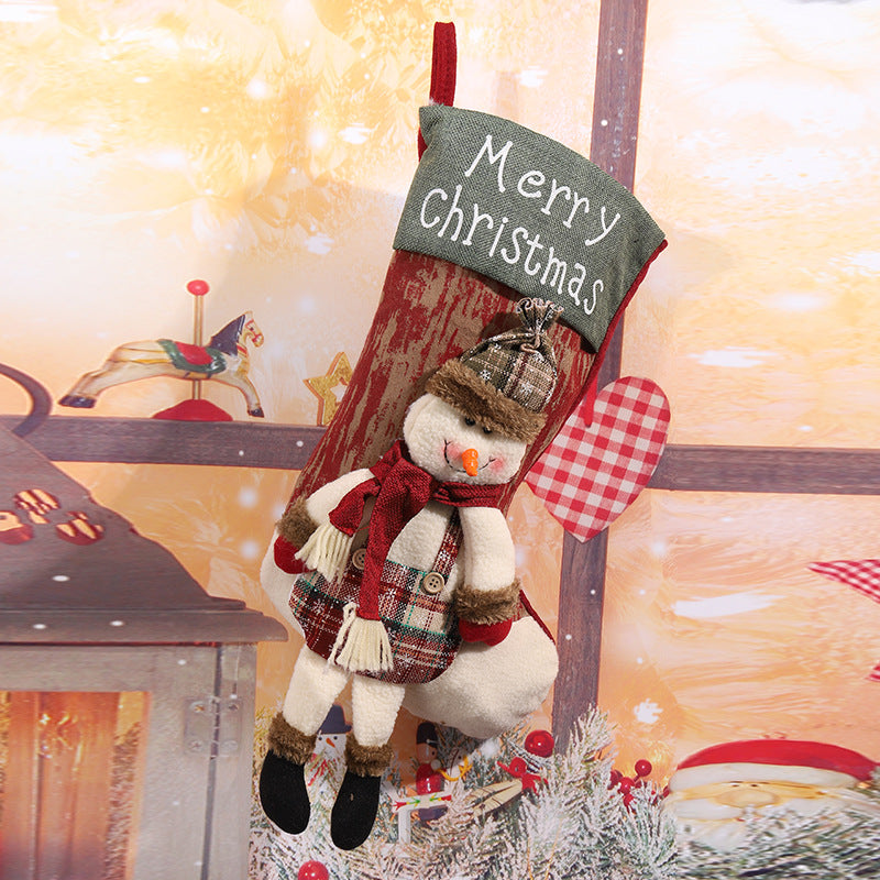 Decorative Christmas stocking in reindeer design Kalsten