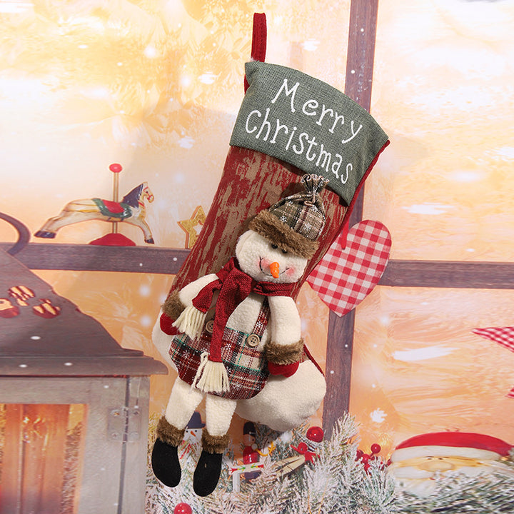 Decorative Christmas stocking in reindeer design Kalsten