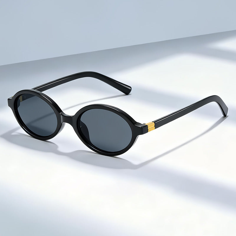 Vintage-Inspired Oval Frame Eyeglasses Kalsten