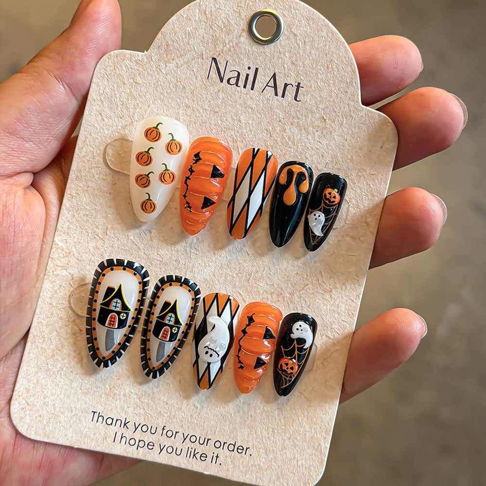 Themed Holiday Press-On Nail Art Set Kalsten