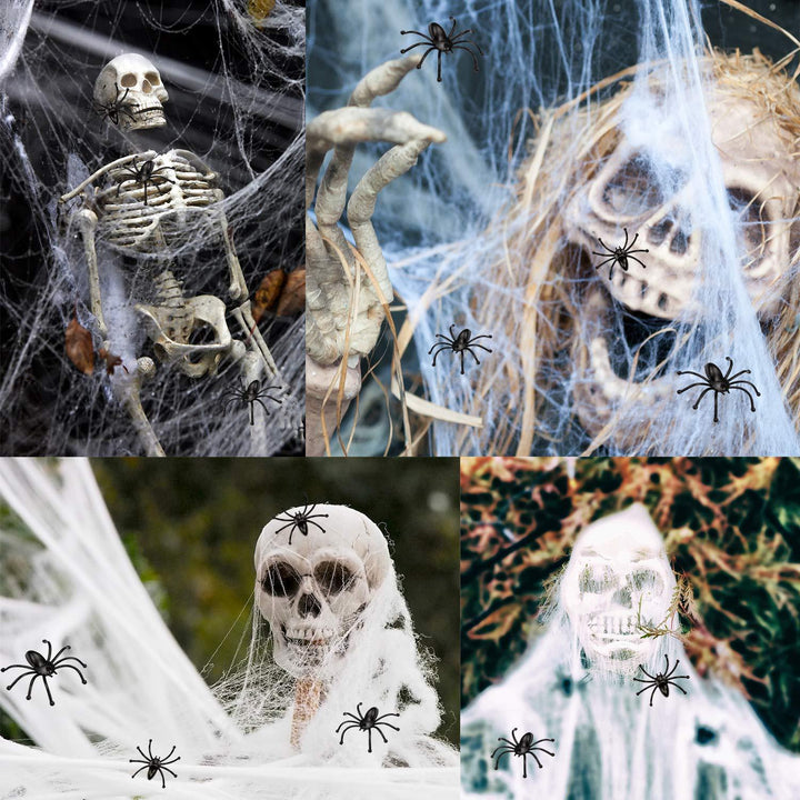 Decorative Spider Web Glow-In-The-Dark Set Kalsten