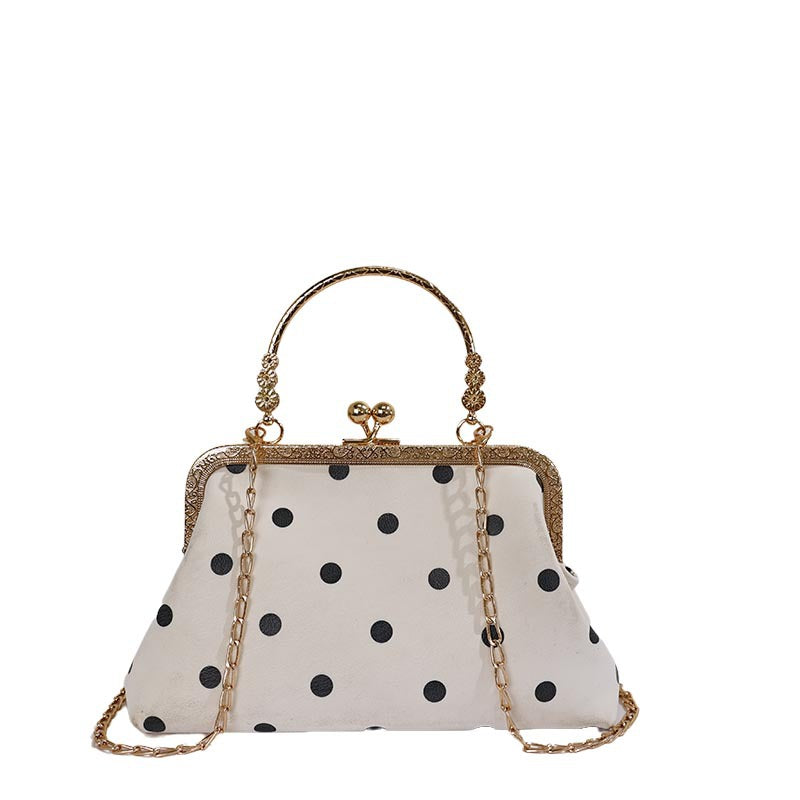 WoVintage Elegant Polka Dot Evening Clutch Kalsten