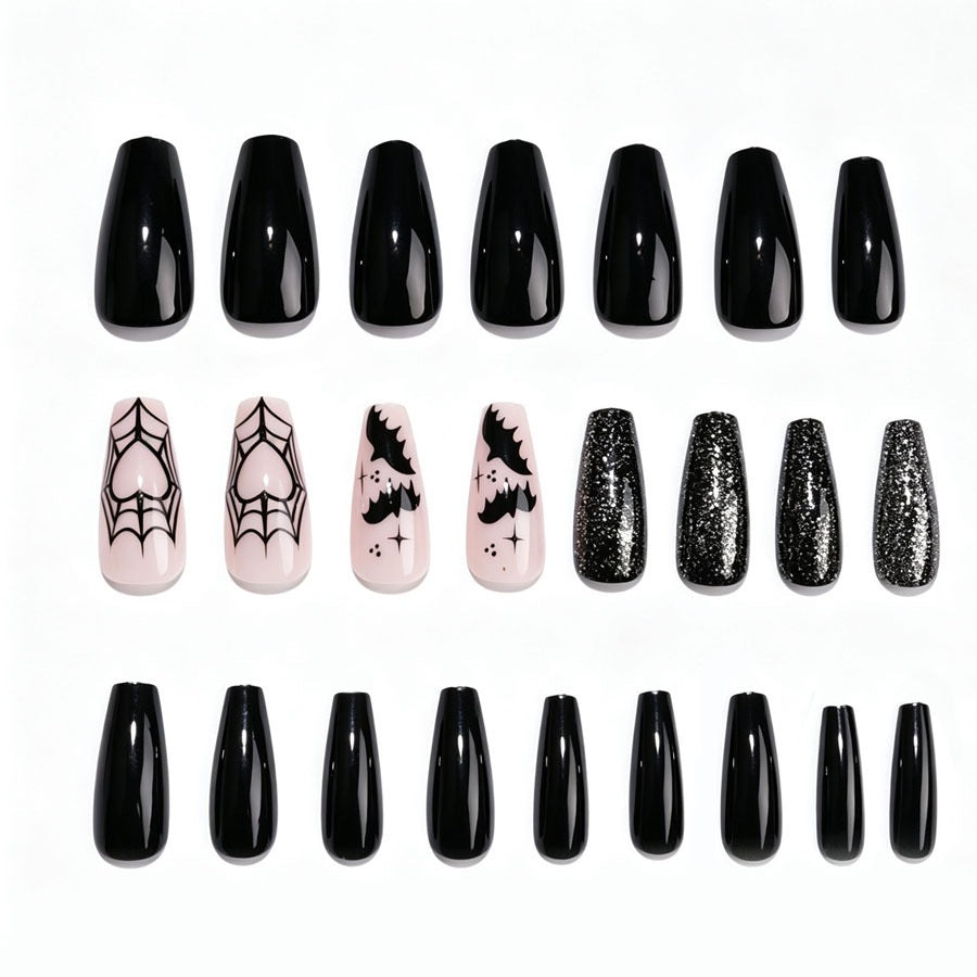 Artificial nail set with Halloween motif and creepy designs Kalsten