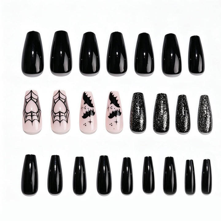 Artificial nail set with Halloween motif and creepy designs Kalsten