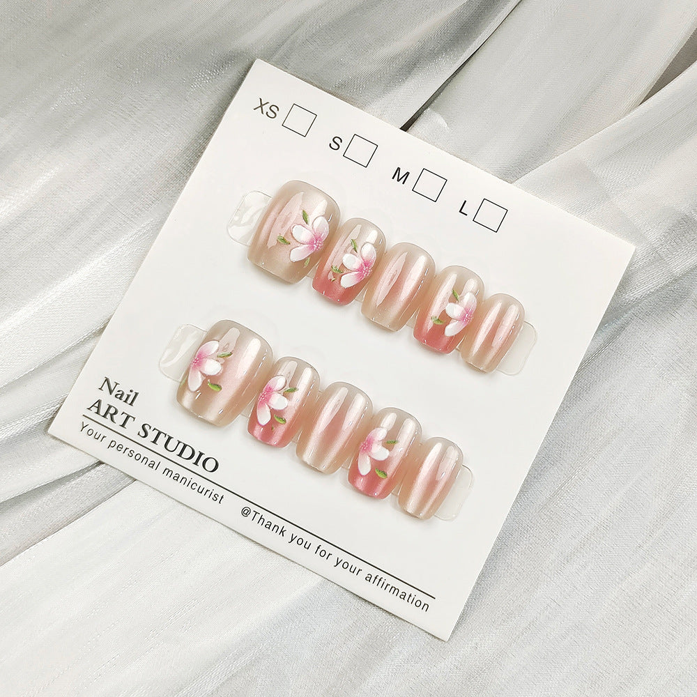 Artificial nails with Elegant Ombre Design Kalsten