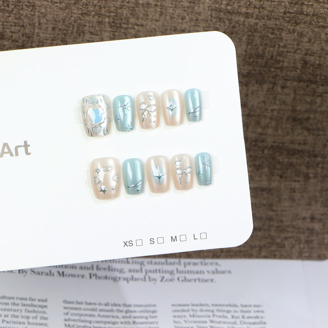 Artistic Themed Press-On Nail Art Set Kalsten
