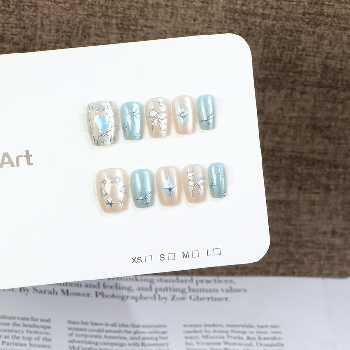 Artistic Themed Press-On Nail Art Set Kalsten