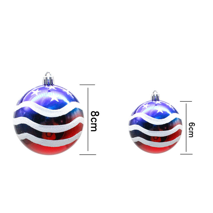 Decorative Patriotic Holiday Baubles Kalsten