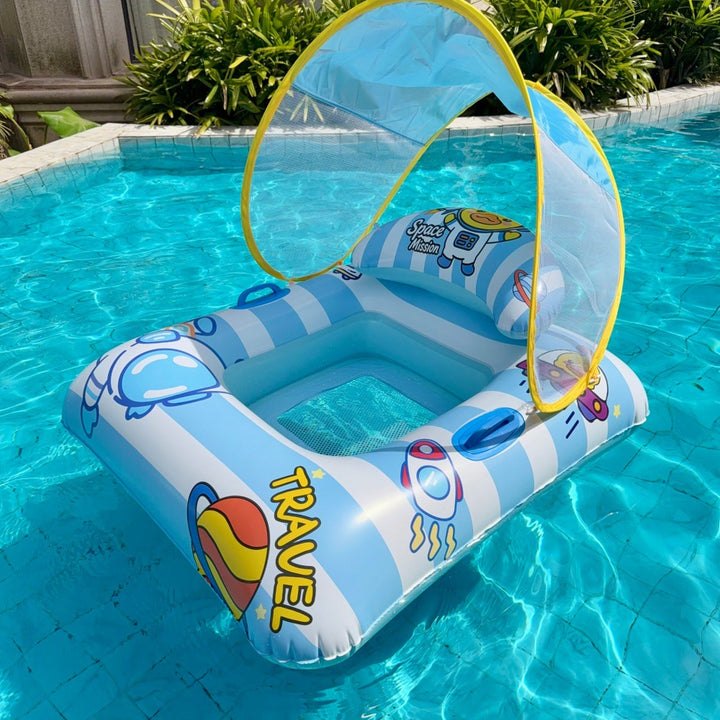 Floating Pool Lounge Chair with Cup Holder Kalsten