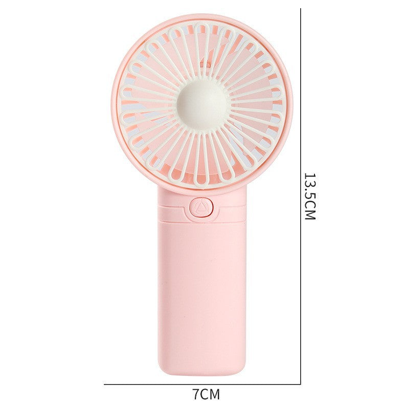 Women's Portable Mini Handheld Fan with Ergonomic Handle and Innovative Design Kalsten