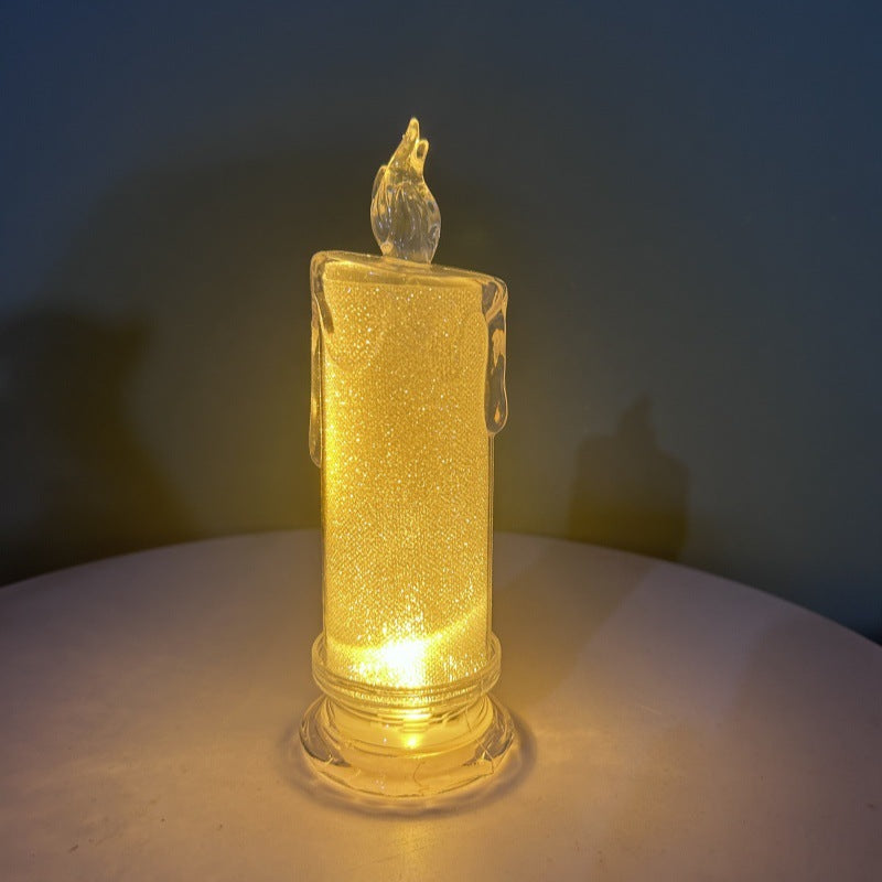Decorative Crystal LED Flameless Candle Jar Kalsten