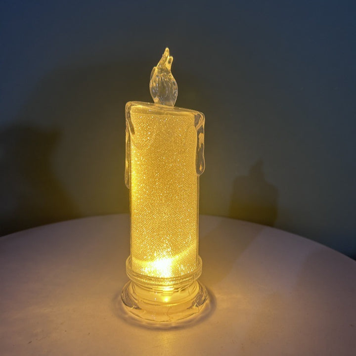 Decorative Crystal LED Flameless Candle Jar Kalsten