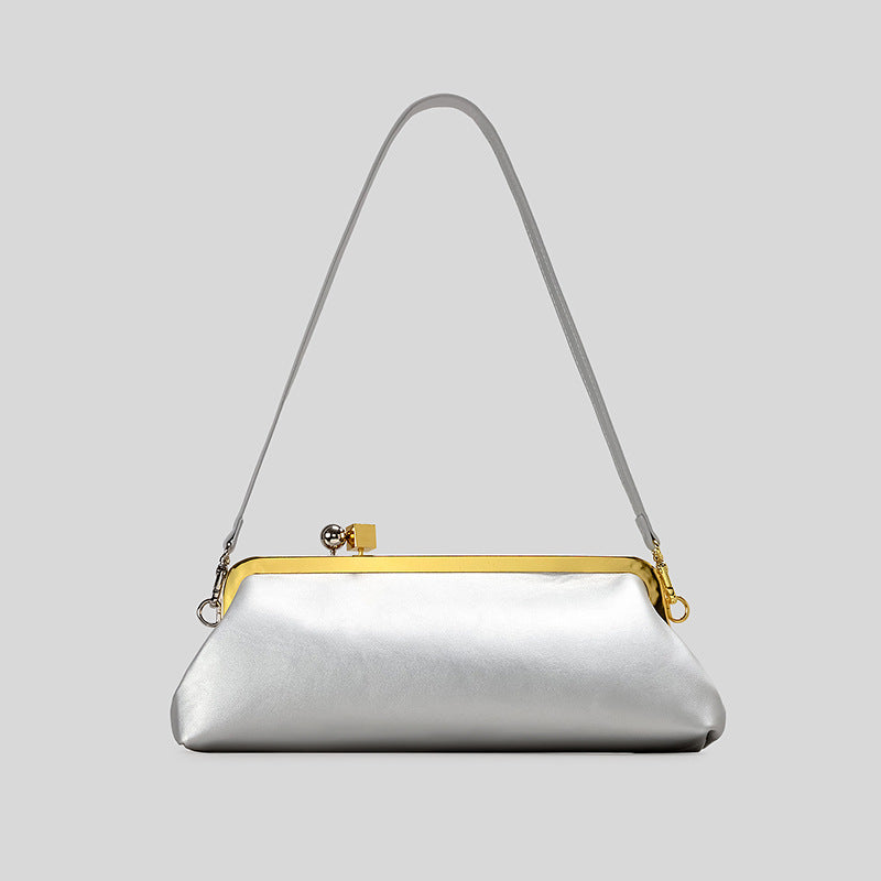Elegant Patent Leather Evening Handbag