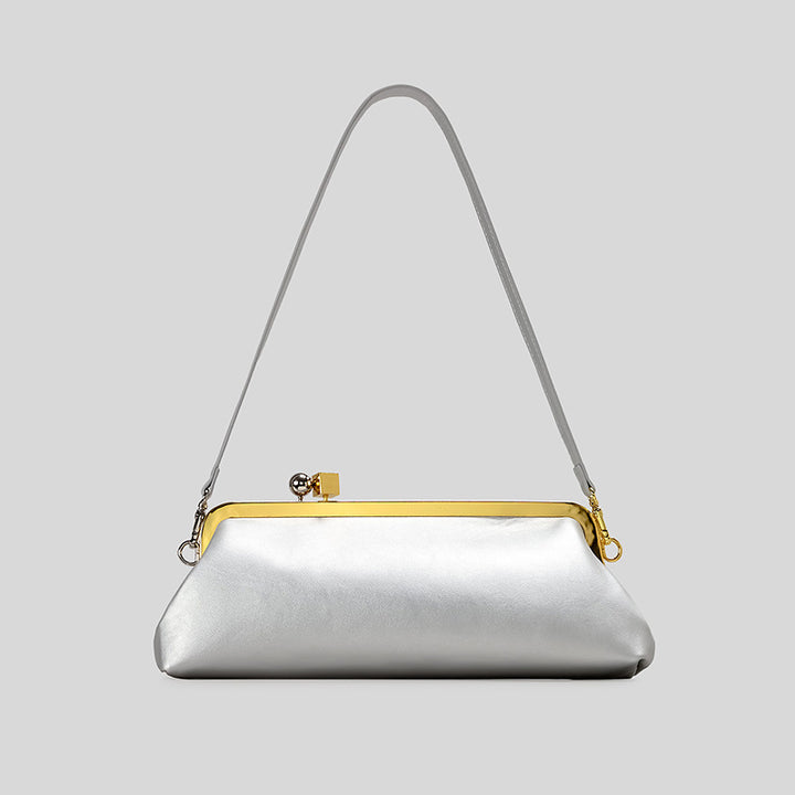 Elegant Patent Leather Evening Handbag