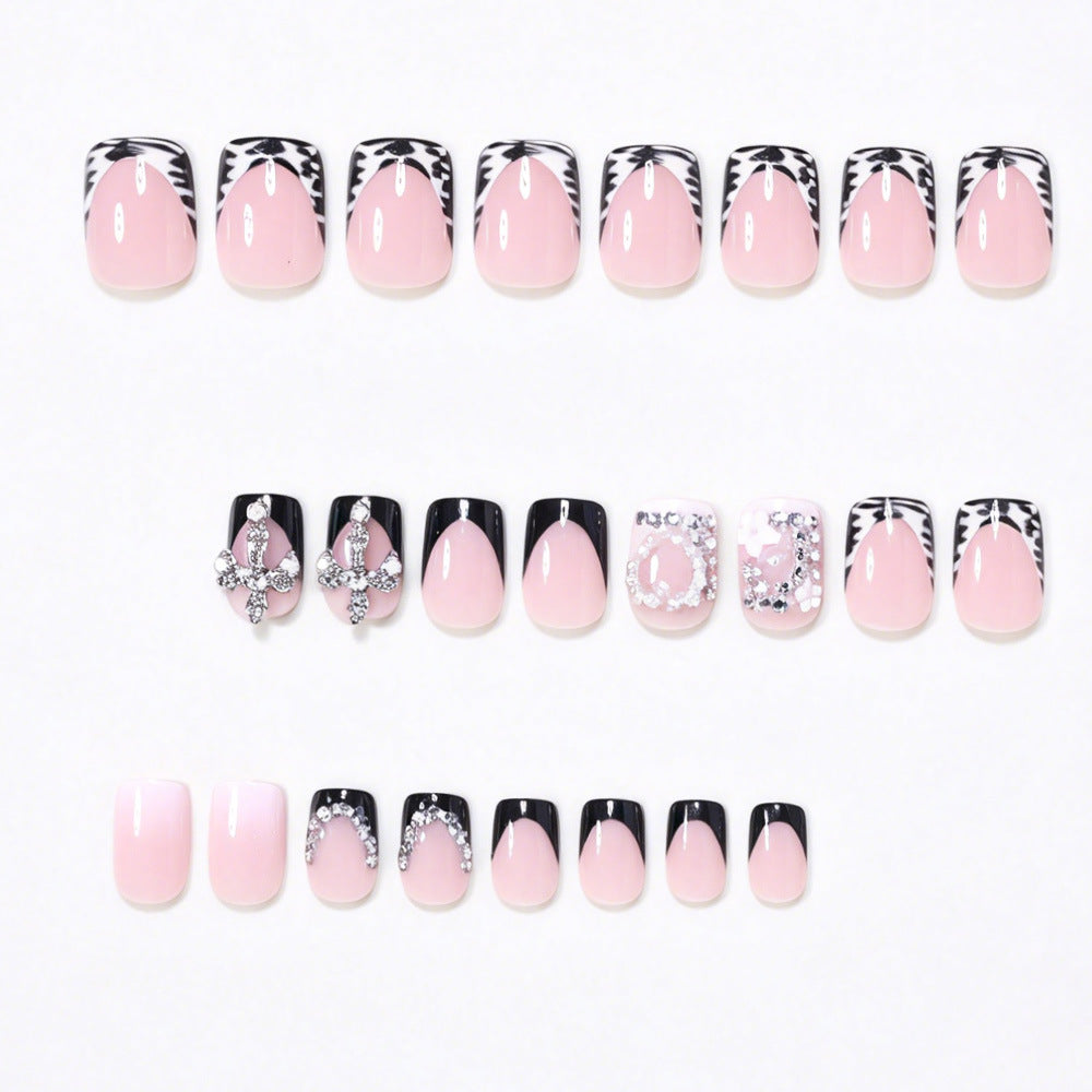 Elegant Decorative Acrylic Press-On Nail Art Kalsten
