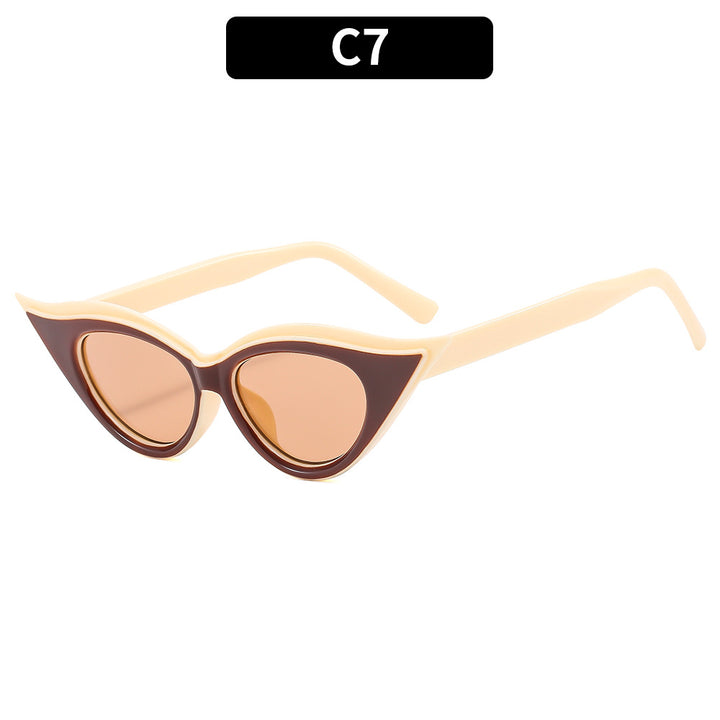 Fashion-Forward Retro Cat-Eye Sunglasses