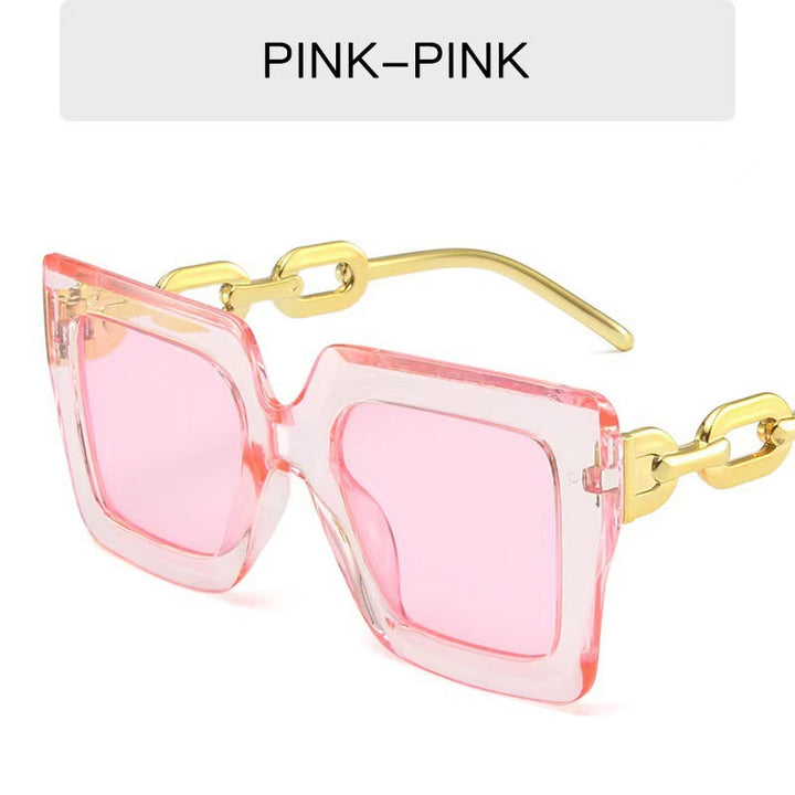 Stylish Wide Square Frame Sunglasses Kalsten