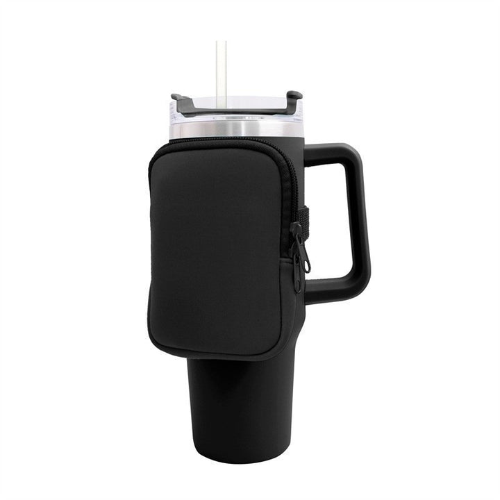 Unisex cup holder with practical pocket Kalsten