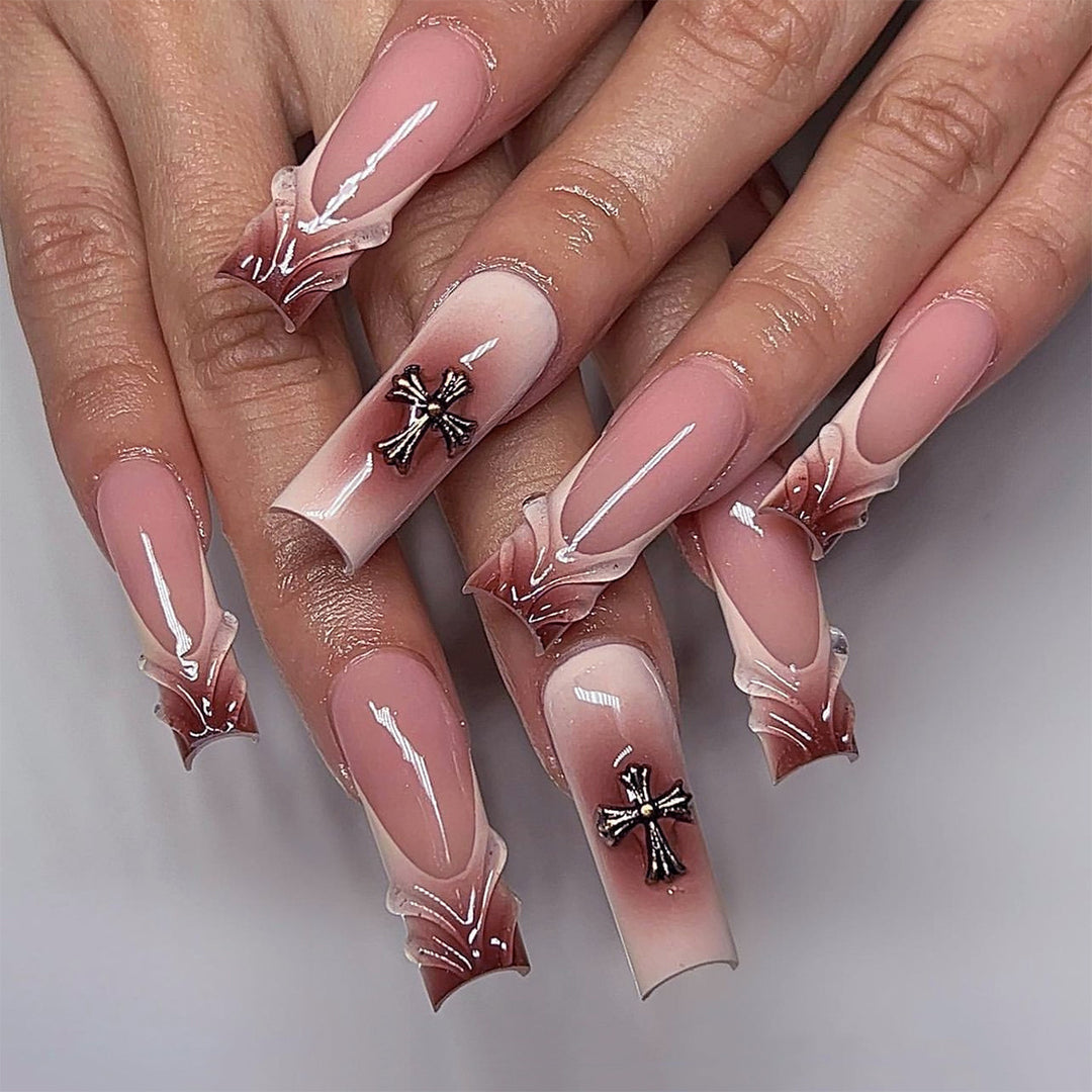 Artful Gel Nails in Glamour Style Kalsten