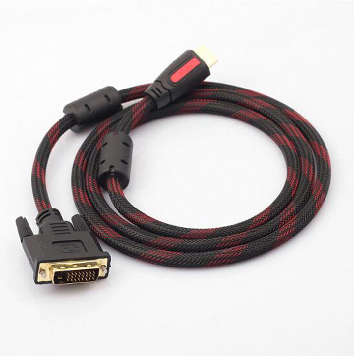 High-Speed HDMI to DVI Video Cable with Durable Braided Jacket Kalsten