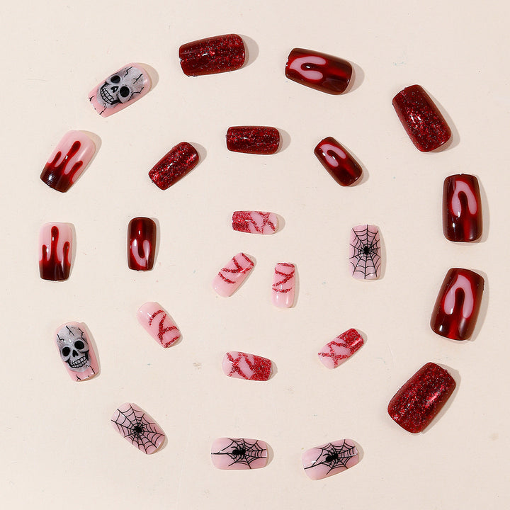 Gothic Halloween-Themed Nail Art Set Kalsten