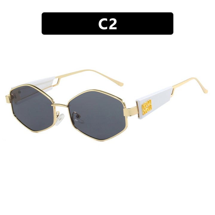 Women's geometric sunglasses with fashionable design and UV protection Kalsten
