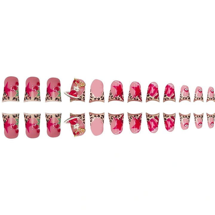 Artistic Leopard Print Press-On Nail Set Kalsten