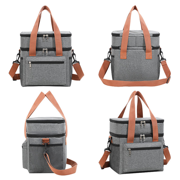 Multi-Compartment Insulated Food Storage Tote Kalsten