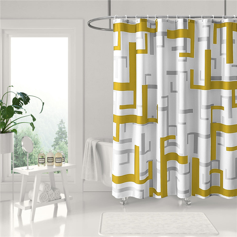 Modern Geometric Shower Curtain Kalsten