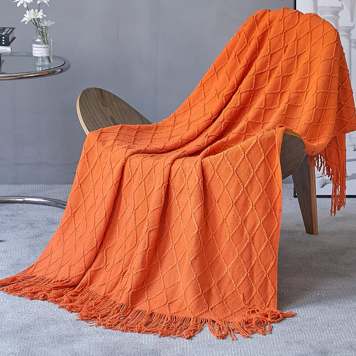 Cozy Textured Throw Blanket