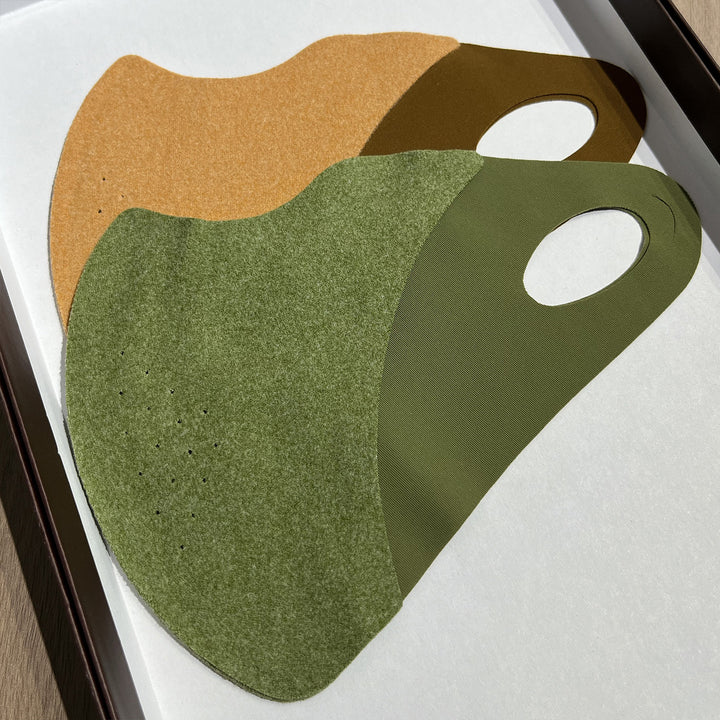 Contoured Neoprene Reusable Face Mask with Breathable Perforated Panel Kalsten