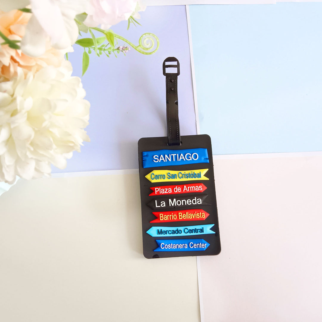 Unisex Luggage Tag with Airplane Design Kalsten