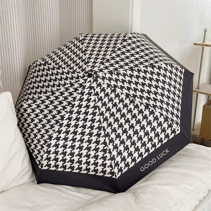 Ladies Folding Umbrella with Elegant Bow Application Kalsten